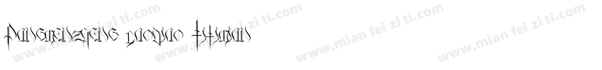 Pangmenzheng daobiao Titimian Feiba字体转换